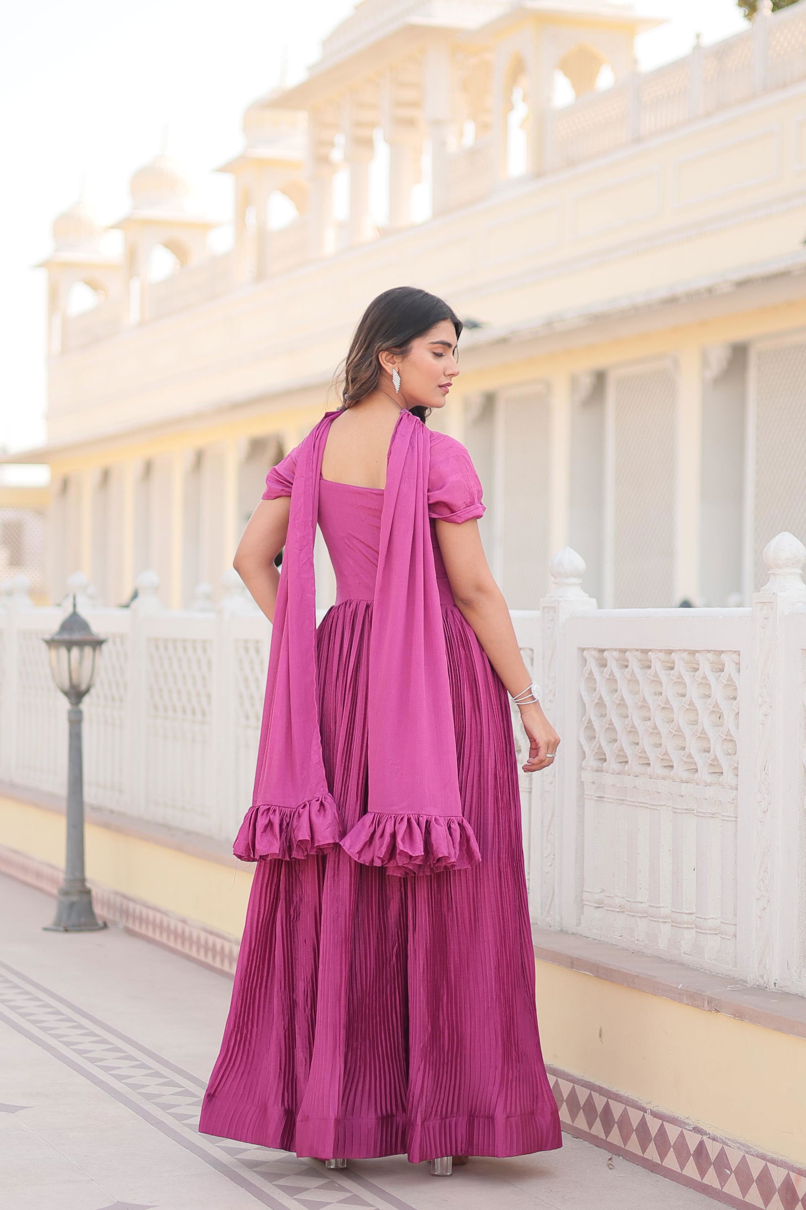  KA 1099 Position Print Work Readymade Gown Wholesale Market In Surat